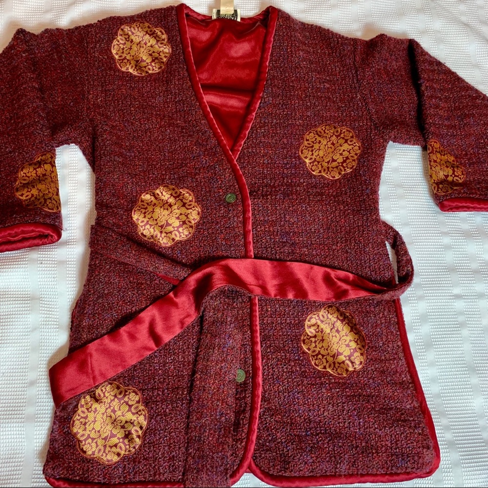Vintage Victoria’s Secret Collection Burgundy Robe